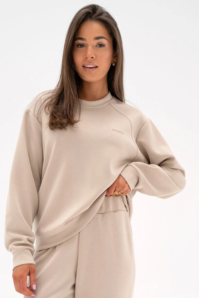 Dámska tepláková mikina soft Mosquito Shanti Beige béžová