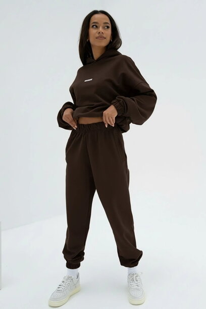 Dámske tepláky Mosquito Icon Dark Chocolate hnedé