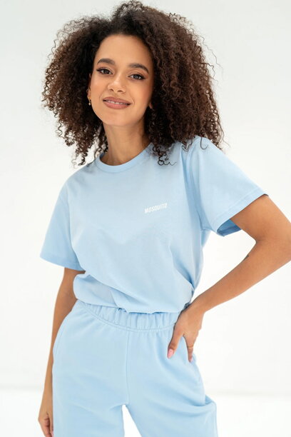 Dámske tričko Mosquito Bane Baby Blue modré