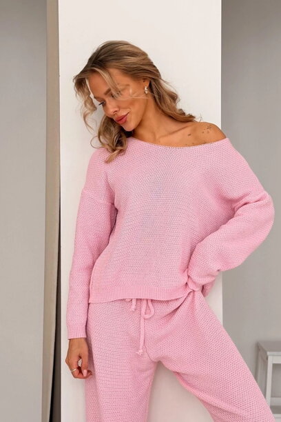 Dámsky pletený sveter Mosquito Misti ružový