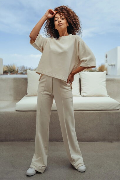 Dámske tepláky Mosquito Melgo Vanilla vanilkové