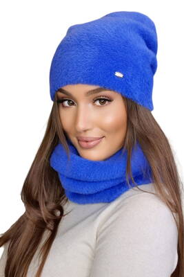 Kráľovsky modrá dámska zimná čiapka Kamea Iryda