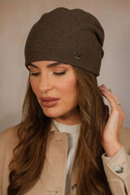 Hnedá dámska čiapka na zimu Kamea Lily