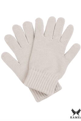 Béžové dámske rukavice na zimu Kamea 02