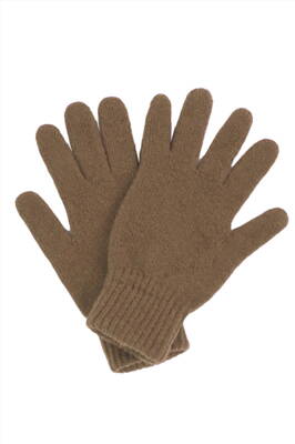 Svetlohnedé dámske rukavice na zimu Kamea 01