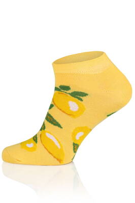 Ponožky členkové Italian Fashion Lemon žlté