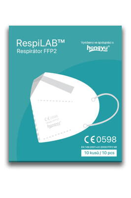 RespiLAB respirátor FFP2 NR biely - 10 ks