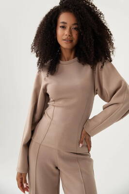 Dámska mikina Mosquito Soya Latte béžová