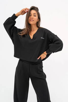 Dámska tepláková mikina soft Mosquito Ollie Black čierna
