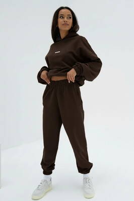 Dámske tepláky Mosquito Icon Dark Chocolate hnedé