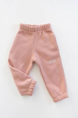 Detské tepláky I Love Milk Pure Powder Pink púdrovo ružové