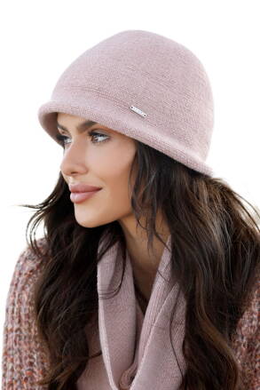 Ružový luxusný dámsky zimný klobúk Kamea Munira