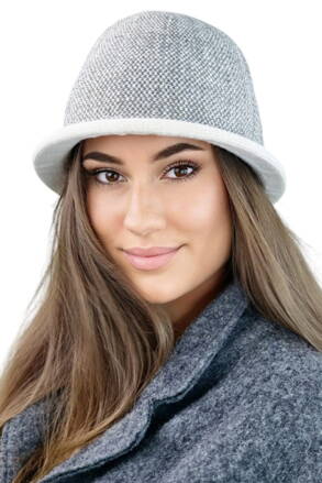 Béžový elegantný dámsky klobúk na zimu Kamea Zelda