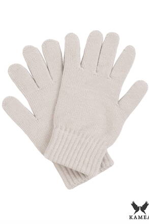 Béžové dámske rukavice na zimu Kamea 02