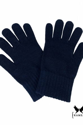 Tmavomodré dámske rukavice na zimu Kamea 02