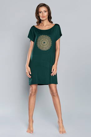 Elegantná nočná košeľa Italian Fashion Mandala zelená