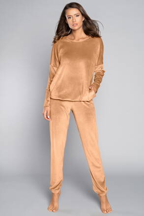 Dámske domáce oblečenie Italian Fashion Juga camel