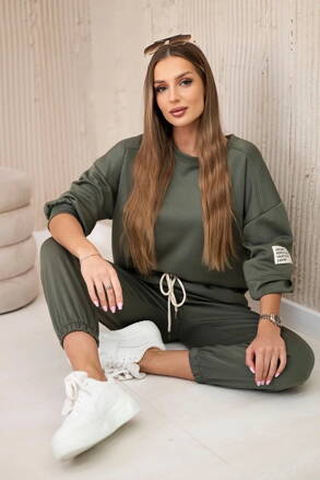 Dámska tepláková súprava Kesi Bella khaki