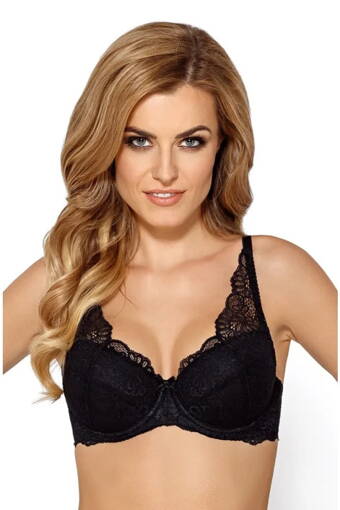 Podprsenka bralette vystužená Nipplex Claudia Braletka Push up čierna SK