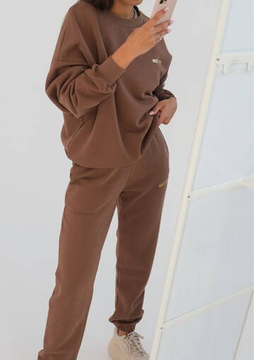Dámske tepláky Mosquito Pure Choco Brown hnedé