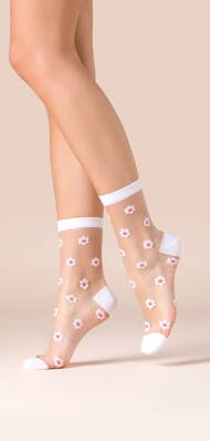 Silonkové ponožky vzorované Gabriella Daisy