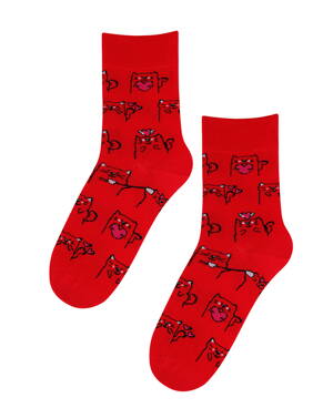 Ponožky Wola Perfeckt Man W242 červené