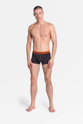 2 PACK boxerky Henderson Ozzy 38288 grafitové a oranžové