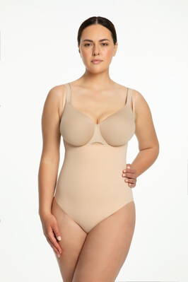Sťahovacie body bezšvové Julimex 419 béžové