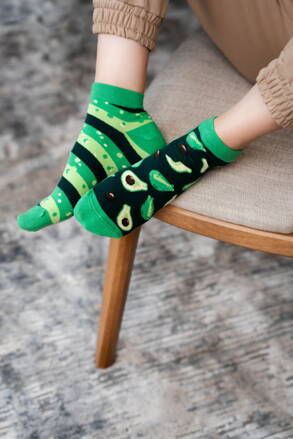 Dámske ponožky More Avocado 034-A023 tmavozelené
