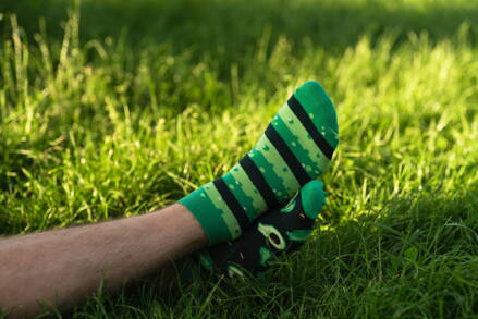 Pánske ponožky členkové More Avocado 035-A020 tmavozelené