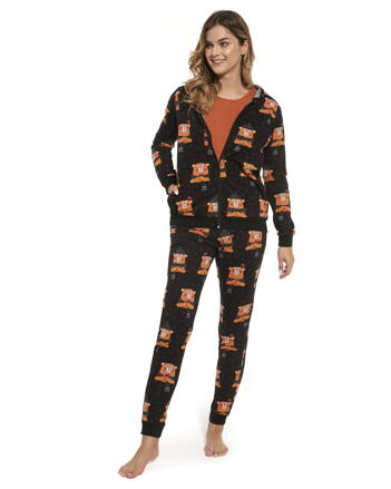 3-dielne dámske bavlnené pyžamo Cornette Bear 2 465/292