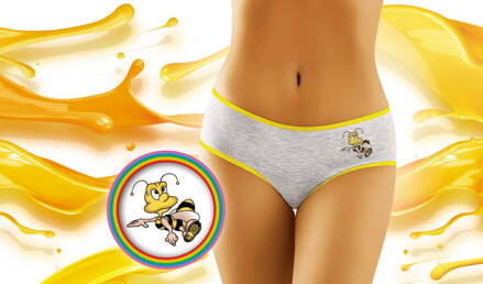 Nohavičky bavlnené s čmeliakom Wol-Bar Funny Bumblebee 2503