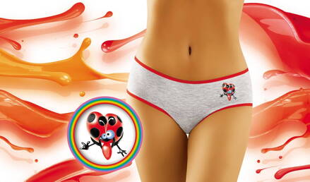 Nohavičky bavlnené s lienkou Wol-Bar Funny Ladybug 2507