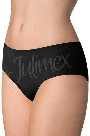 Bezšvové nohavičky vyššie Julimex Simple Panty čierne