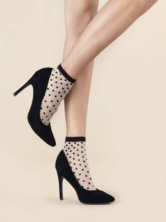 Silonkové ponožky bodkované Fiore Cute 20 DEN
