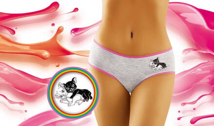 Nohavičky bavlnené s mačiatkami Wol-Bar Funny Kittens 2502