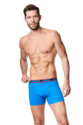 2 PACK boxerky Henderson Axis 39327 tmavomodré a nebesky modré