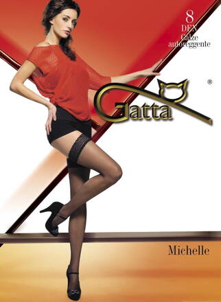 Samodržiace pančuchy Gatta Michelle 04 8 DEN