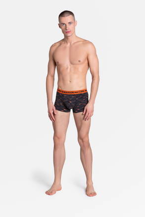 2 PACK boxerky Henderson Ozzy 38288 grafitové a oranžové
