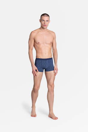 2 PACK boxerky Henderson Omen 38291 tmavomodré a šedé