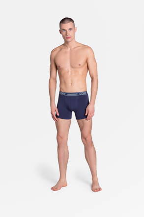 2 PACK boxerky Henderson Law 38845 tmavomodré a šedé