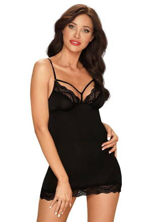 Nočná košieľka Obsessive Diyosa Chemise + tangá ZDARMA!