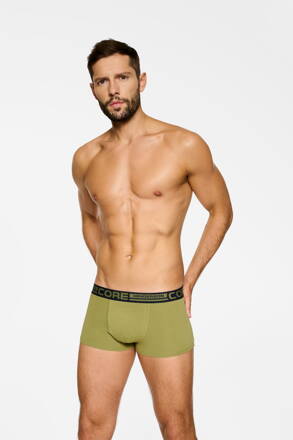 2-PACK pánske boxerky Henderson Nosh 39781-MLC zelené a tmavomodré