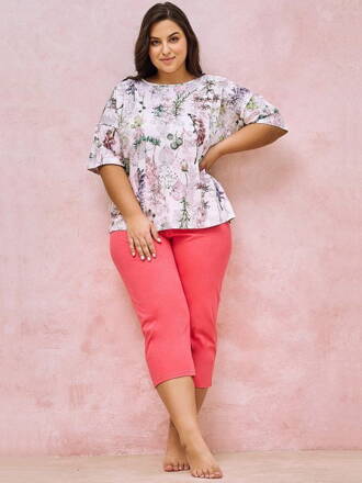 Dámske bavlnené pyžamo Taro Olive