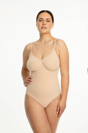 Sťahovacie body bezšvové Julimex 421 béžové