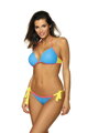 Dámske bikiny push-up Marko Brooke Surf M-462 (4) nebesky modré