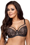 Podprsenka nevystužená Ava Lingerie Crystal Soft 1396 čierna SK
