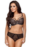 Podprsenka nevystužená Ava Lingerie Crystal Soft 1396 čierna SK