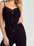 Elegantné dámske pyžamo Taro Mercy čierne