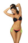 Dámske bikiny push-up Marko Brooke Nero M-462 (7) čierne SK